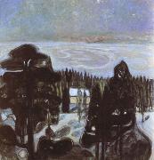 Edvard Munch The night painting